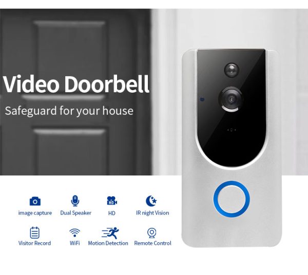 آیفون تصویری هوشمند وای فای Wifi Smart Doorbell کاربردها خانه هوشمند دونالیز