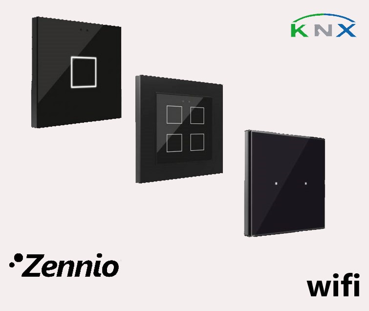 کلید لمسی هوشمند خانه هوشمند دونالیز اسلایدر zennio - knx - wifi