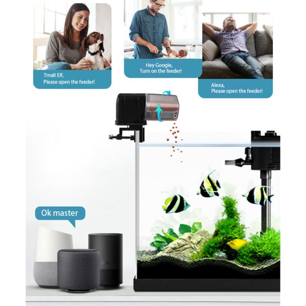 دستگاه هوشمند تغذیه ماهی آکواریوم - خانه هوشمند دونالیز شمای کلی