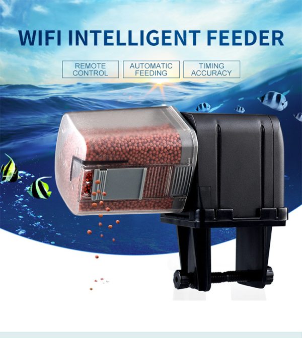 دستگاه هوشمند تغذیه ماهی آکواریوم - خانه هوشمند دونالیز تصویر اصلی فیدر هوشمند